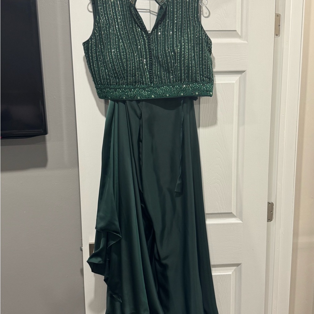 Green lehenga